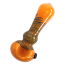 Glass Hand Pipe GP1019 H 4.5inch Light Orange