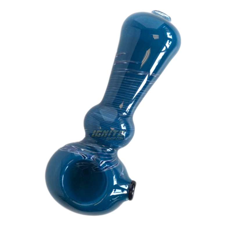 Glass Hand Pipe GP1019 H 4.5inch Turquoise