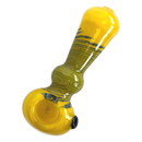 Glass Hand Pipe GP1019 H 4.5inch Yellow