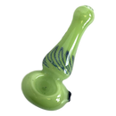 Glass Hand Pipe GP1019 M 4.5inch Lime Green