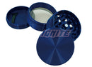 Color Metal Grinder 50mm 4 Parts - Blue
