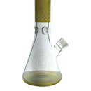 Legendary Glass LG239 Gradation Color Beaker 16inch  W/free gift - YELLOW