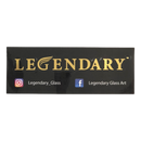 Legendary Glass LG239 Gradation Color Beaker 16inch  W/free gift - YELLOW