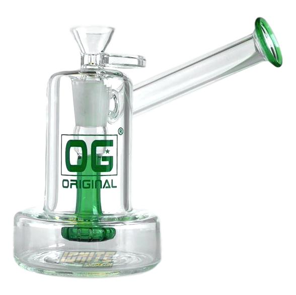 OG Original Glass OG336 Mini Bubbler - Green
