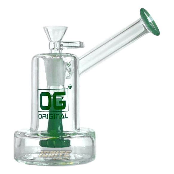 OG Original Glass OG336 Mini Bubbler - Jade Green