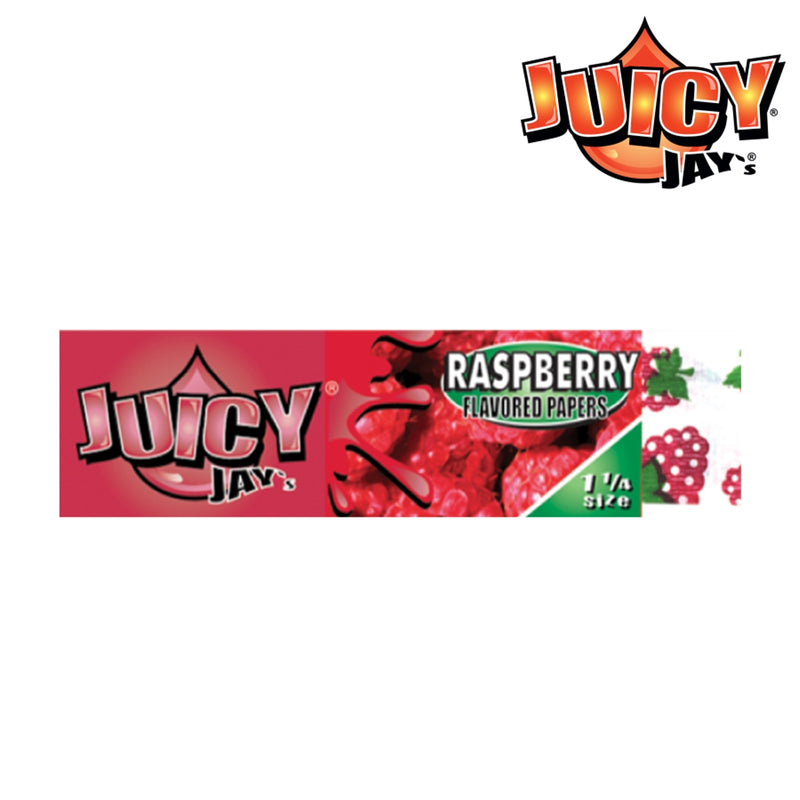 Juicy Jay’s Flavoured Rolling Papers 1 1/4 - RASPBERRY