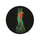 3D Art Glow In Dark Glass Beaker - Spider Man