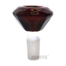 Premium Glass Bowl Jewel - BROWN