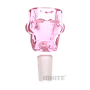 Premium Glass Bowl IRON MAN - PINK