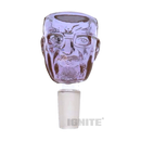 Premium Glass Bowl old Man - PURPLE