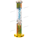 Legendary Glass LG141 Cylinder Glow In Dark Logo - Blue