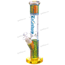 Legendary Glass LG141 Cylinder Glow In Dark Logo - Blue