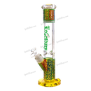 Legendary Glass LG141 Cylinder Glow In Dark Logo - Green