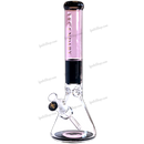 Legendary Glass LG165 Two Tone Beaker Pink