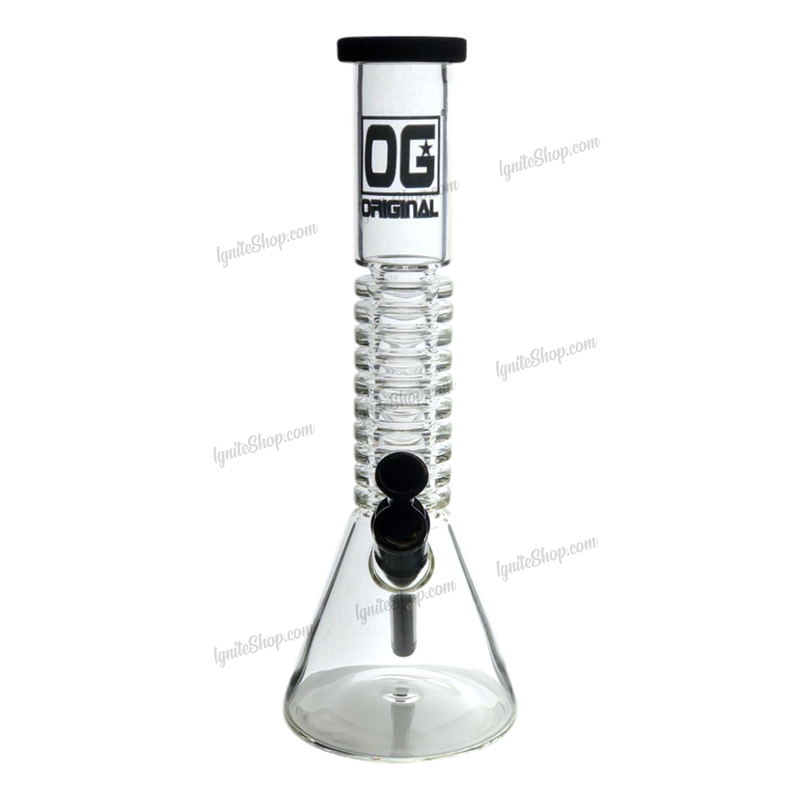 OG Original Glass OG346 Rimmed Beaker - BLACK