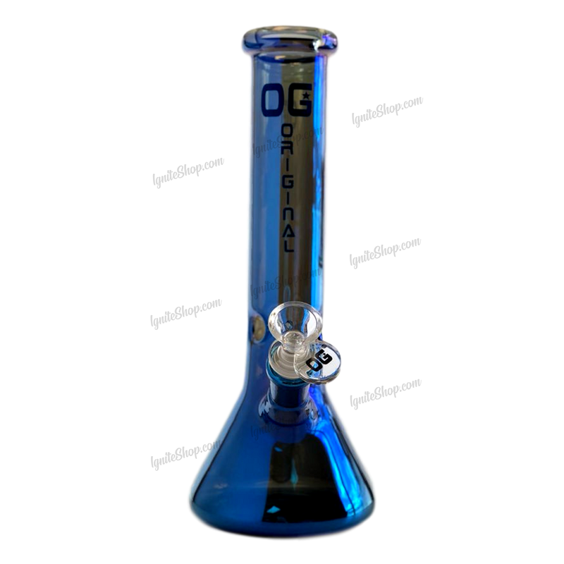 OG Original Glass Metalic Beaker OG363 Blue Sapphire