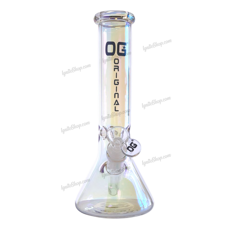 OG Original Glass Metalic Beaker OG363 Opal