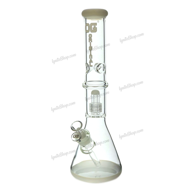 OG Original Glass OG408 Percolator Beaker - WHITE