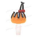 Fruit Deco 14mm Bowl Piece CHERRY by OG Original Glass - ORANGE