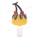 Fruit Deco 14mm Bowl Piece CHERRY by OG Original Glass - YELLOW