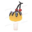 Fruit Deco 14mm Bowl Piece CHERRY by OG Original Glass - YELLOW