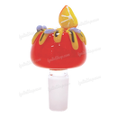 Fruit Deco 14mm Bowl Piece ORANGE by OG Original Glass - ORANGE