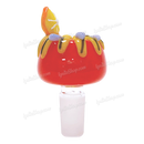 Fruit Deco 14mm Bowl Piece ORANGE by OG Original Glass - ORANGE