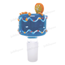 Fruit Deco 14mm Bowl Piece ORANGE by OG Original Glass - BLUE