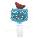 Fruit Deco 14mm Bowl Piece WATERMELON by OG Original Glass - LIGHT BLUE