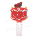 Fruit Deco 14mm Bowl Piece WATERMELON by OG Original Glass - RED