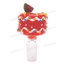 Fruit Deco 14mm Bowl Piece WATERMELON by OG Original Glass - RED