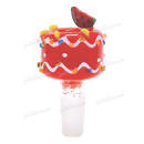 Fruit Deco 14mm Bowl Piece WATERMELON by OG Original Glass - RED