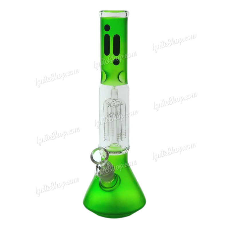 INFINITI Glass 12inch Percolator Beaker GP1114 - GREEN