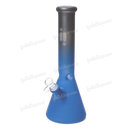 INFINITI Glass Two Tone Frosted Beaker 14inch 7mm - BLUE