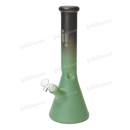 INFINITI Glass Two Tone Frosted Beaker 14inch 7mm - GREEN