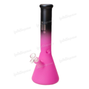 INFINITI Glass Two Tone Frosted Beaker 14inch 7mm - PINK