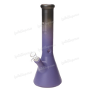 INFINITI Glass Two Tone Frosted Beaker 14inch 7mm - PURPLE