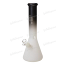 INFINITI Glass Two Tone Frosted Beaker 14inch 7mm - WHITE