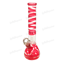 Non Brand 12inch Beaker GP1681 With Ice Catcher & Tree Percolator - RED