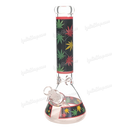 Colorful Leaf Pattern Beaker 14inches 7mm - GP1794