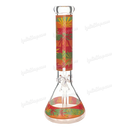 Colorful Leaf Pattern Beaker 14inches 7mm - GP1796