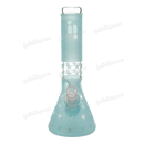 Infiniti Glass Frost Star Pattern Beaker 12inches GP1904 - LIGHT BLUE