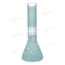 Infiniti Glass Frost Star Pattern Beaker 12inches GP1904 - LIGHT BLUE