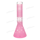 Infiniti Glass Frost Star Pattern Beaker 12inches GP1904 - PINK