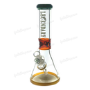 Legendary Glass Multi Color Rim Beaker LG167 7mm 12inch - GREEN