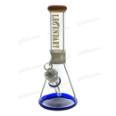 Legendary Glass Multi Color Rim Beaker LG167 7mm 12inch - YELLOW