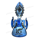 Legendary Glass Monster Rig with Banger LG228 - BLUE
