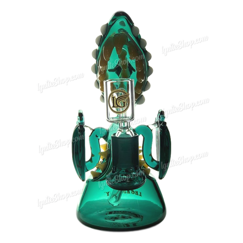 Legendary Glass Monster Rig with Banger LG228 - GREEN