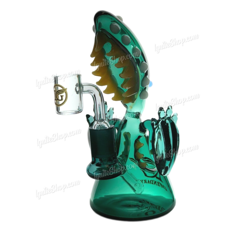 Legendary Glass Monster Rig with Banger LG228 - GREEN