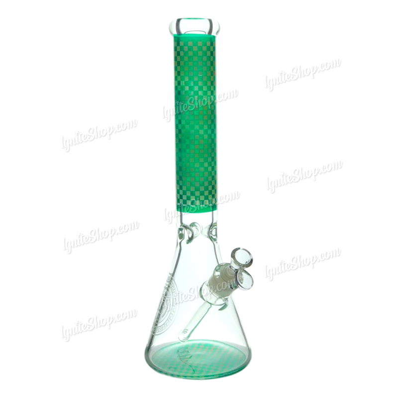 Legendary Glass LG239 Gradation Color Beaker 16inch  W/free gift - GREEN